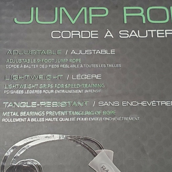 Jump Rope Fit2Live Adjustable 9 Foot Gym Workout Brand New In Box -Workout App - Picture 4 of 4
